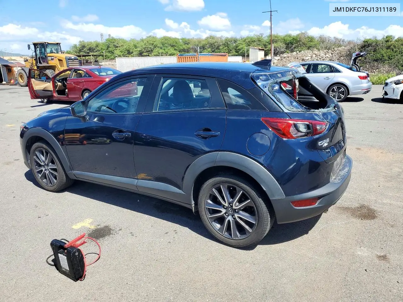 2018 MAZDA CX-3 VIN JM1DKFC76J1311189 — фото 2