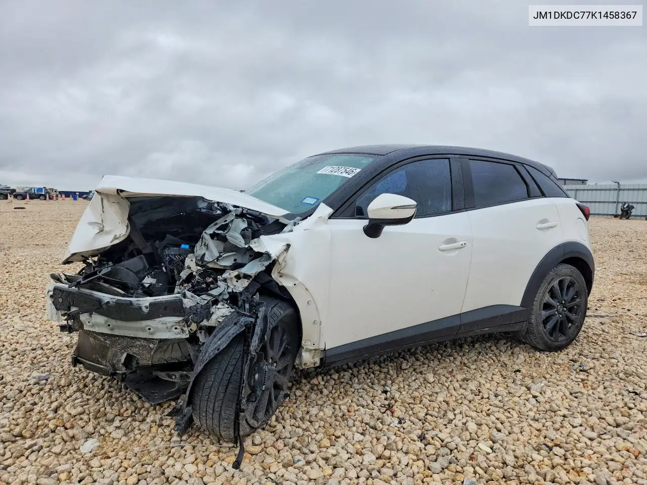 MAZDA CX-3 2019, VIN JM1DKDC77K1458367