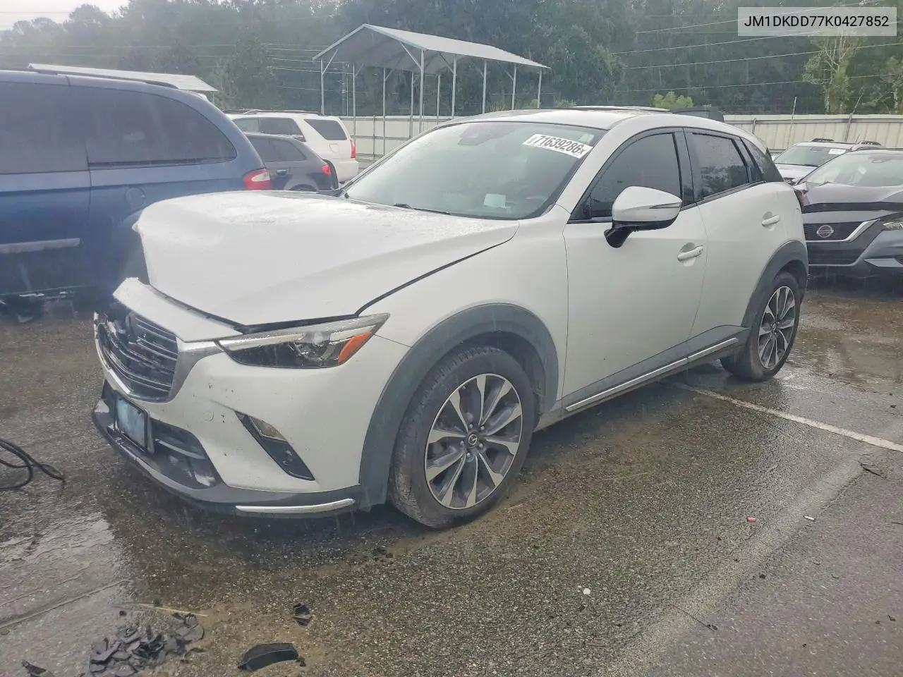 MAZDA CX-3 2019, VIN JM1DKDD77K0427852