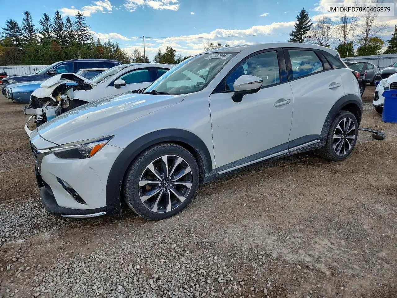 MAZDA CX-3 2019, VIN JM1DKFD70K0405879