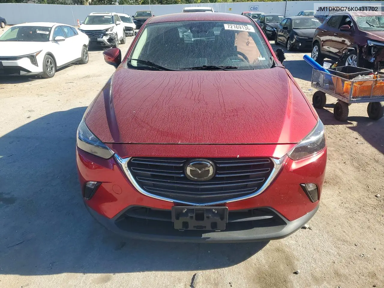 2019 MAZDA CX-3 VIN JM1DKDC76K0431702 — фото 5