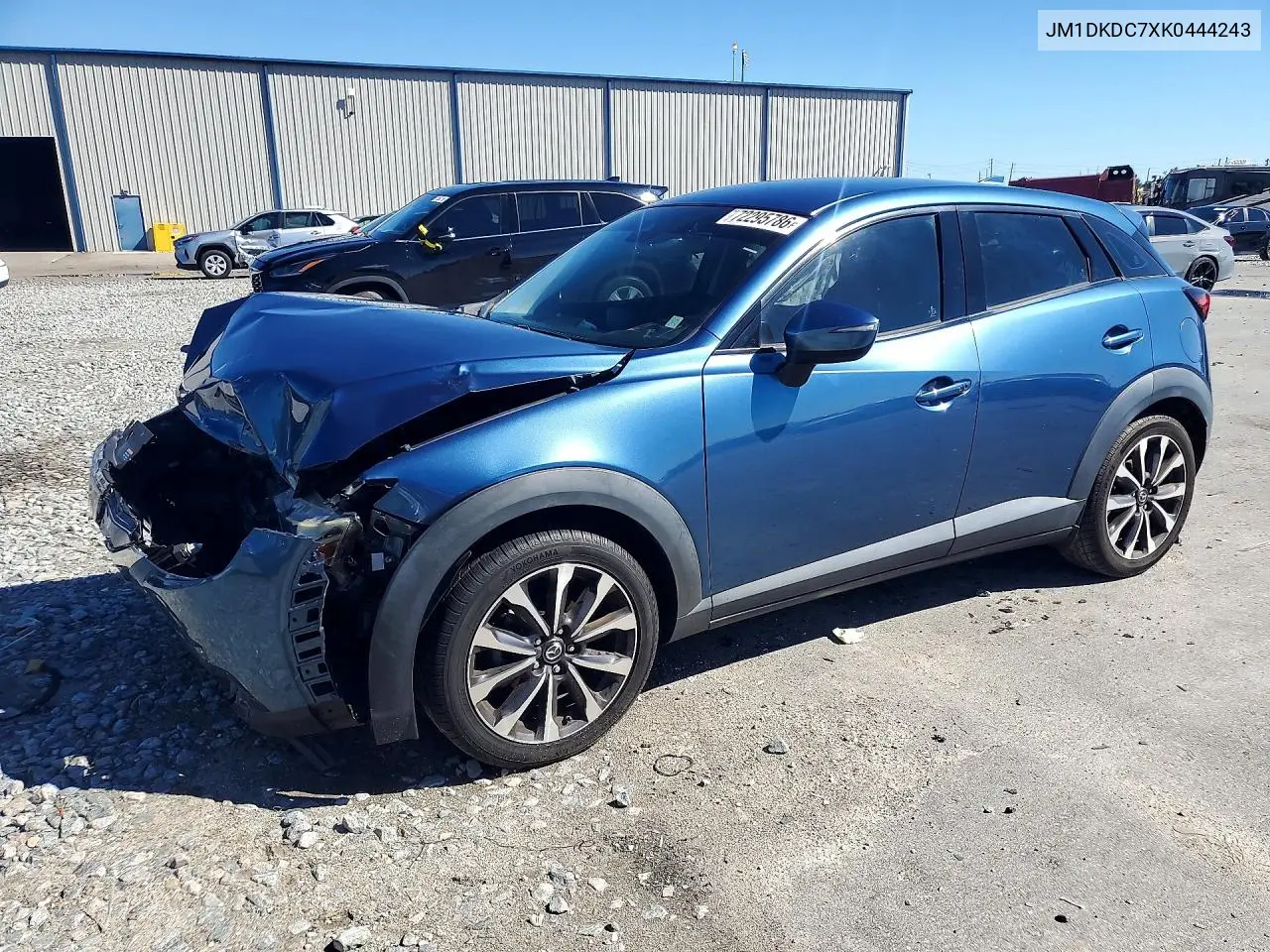 MAZDA CX-3 2019, VIN JM1DKDC7XK0444243