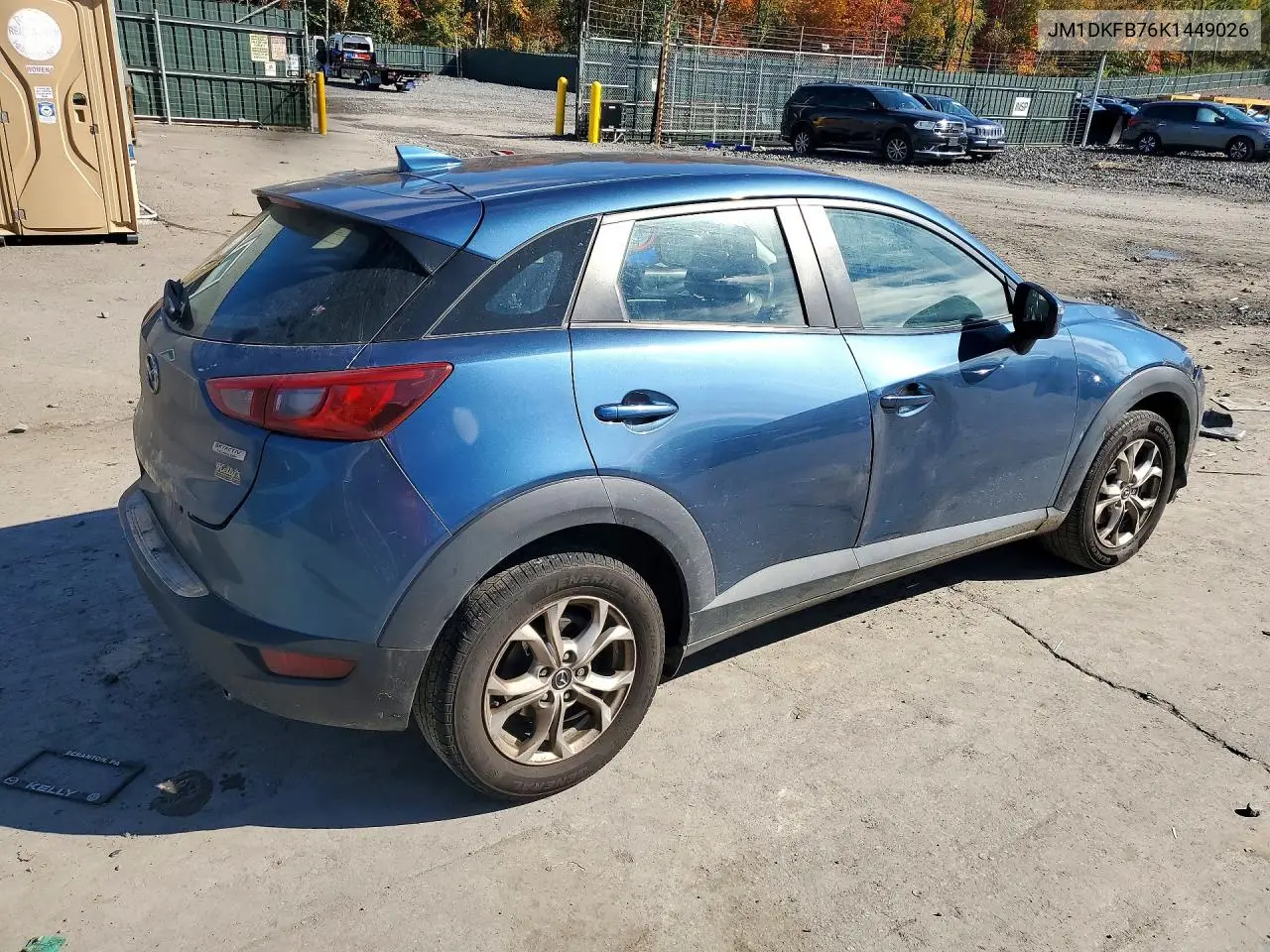 2019 MAZDA CX-3 VIN JM1DKFB76K1449026 — фото 3