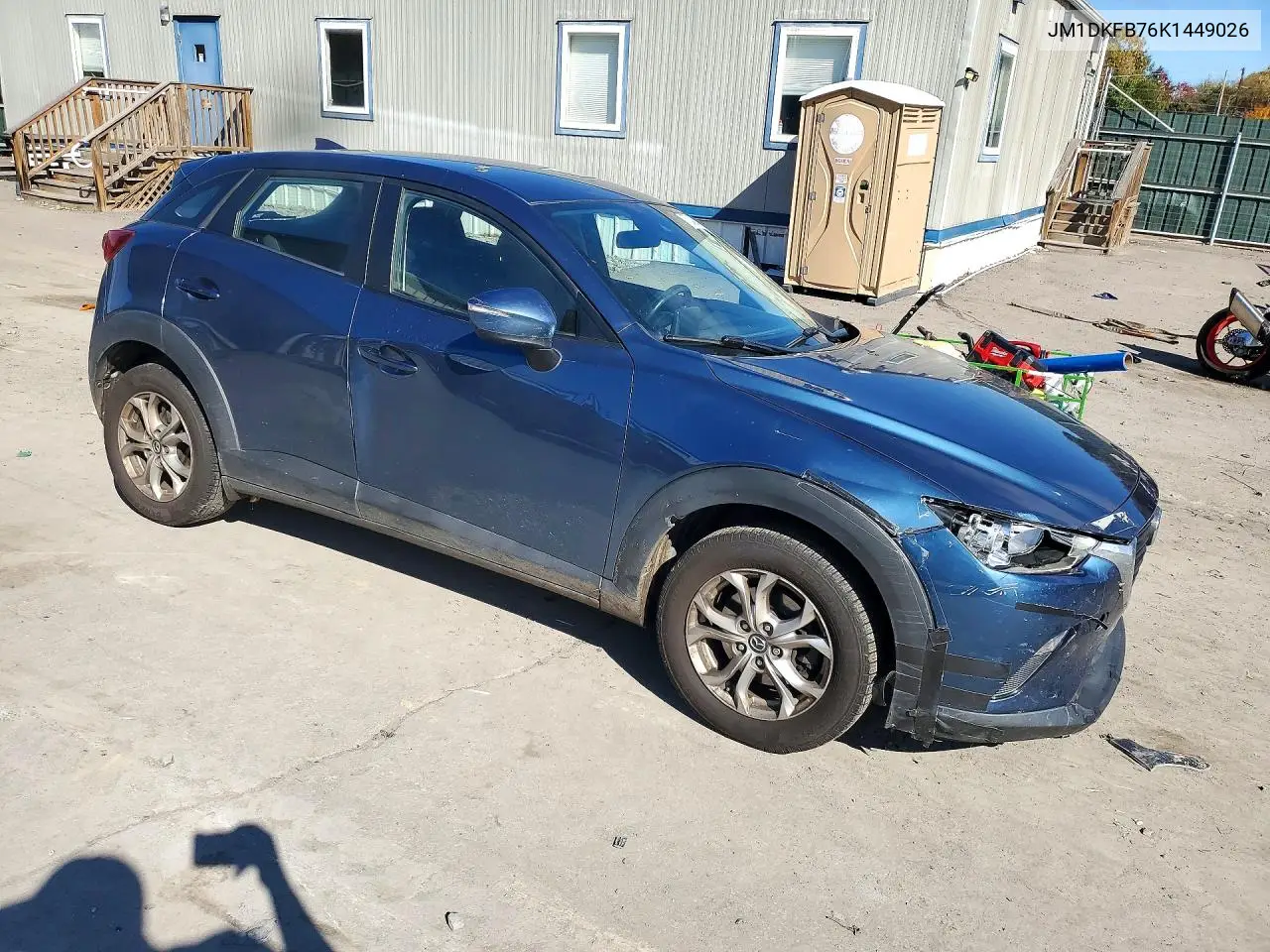 2019 MAZDA CX-3 VIN JM1DKFB76K1449026 — фото 4