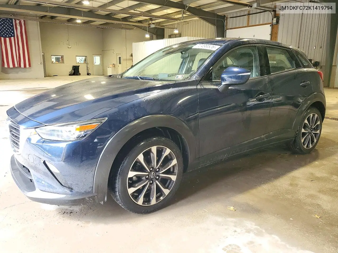 MAZDA CX-3 2019, VIN JM1DKFC72K1419794