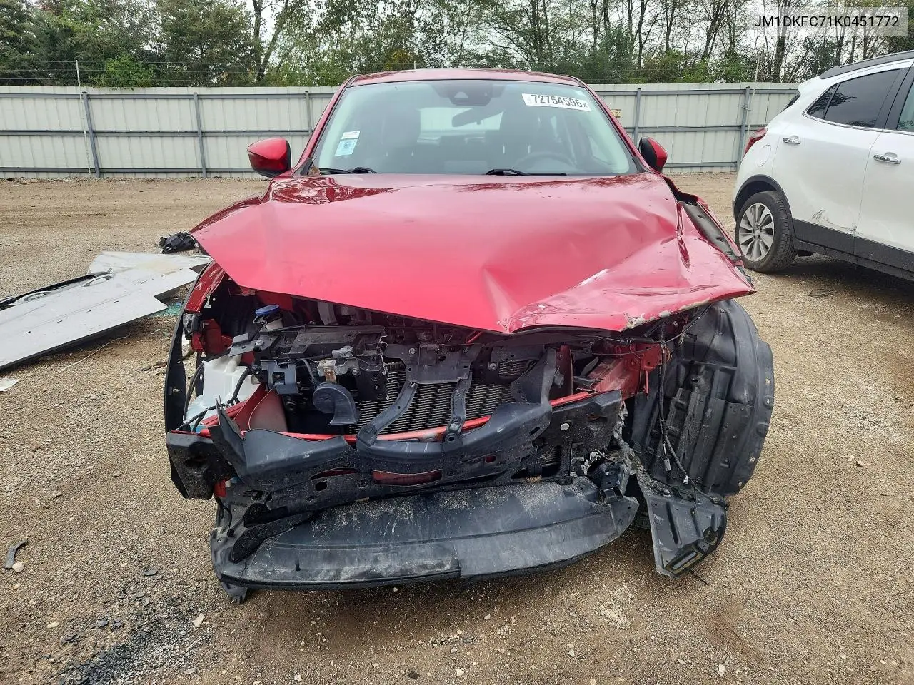 2019 MAZDA CX-3 VIN JM1DKFC71K0451772 — фото 5