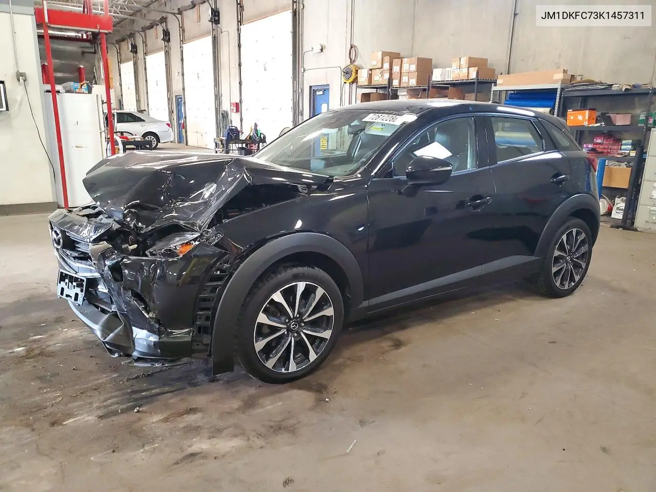 MAZDA CX-3 2019, VIN JM1DKFC73K1457311