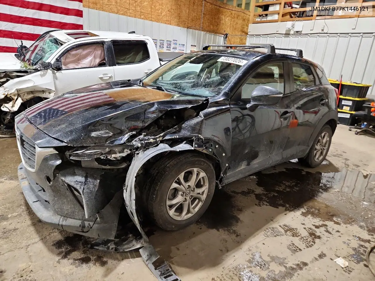 MAZDA CX-3 2019, VIN JM1DKFB77K1446121