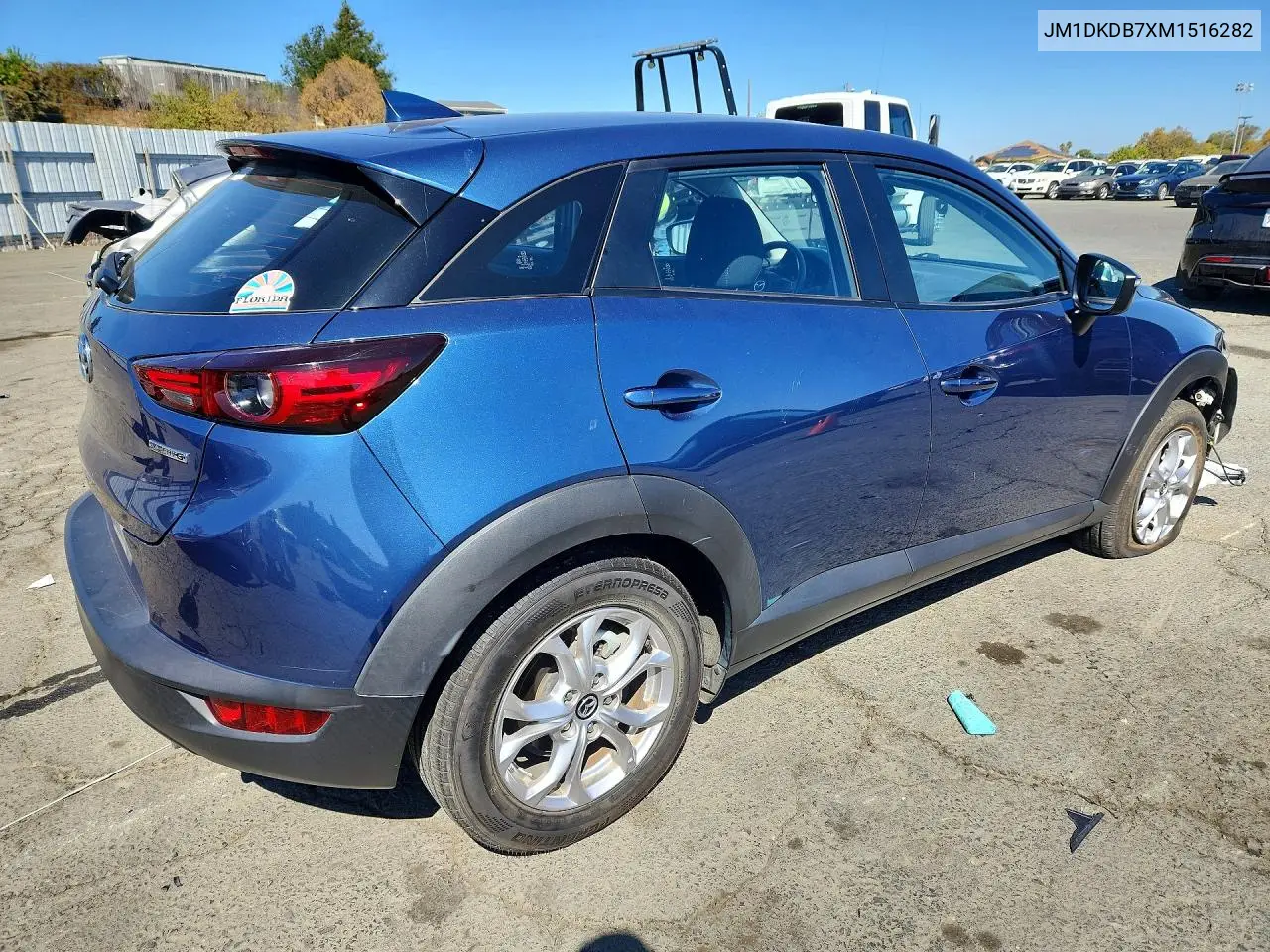 2021 MAZDA CX-3 VIN JM1DKDB7XM1516282 — фото 3