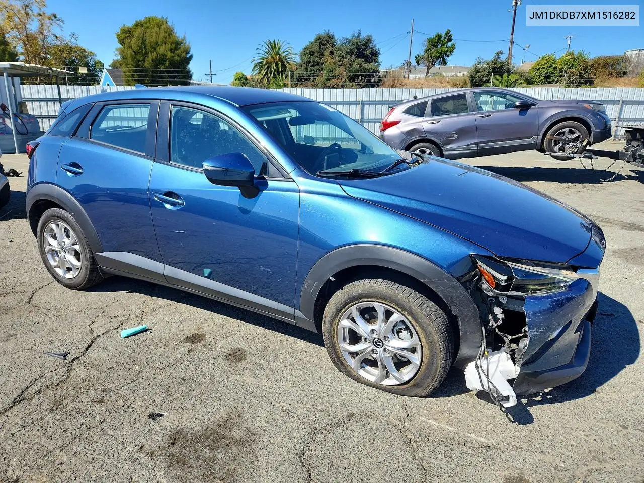 2021 MAZDA CX-3 VIN JM1DKDB7XM1516282 — фото 4