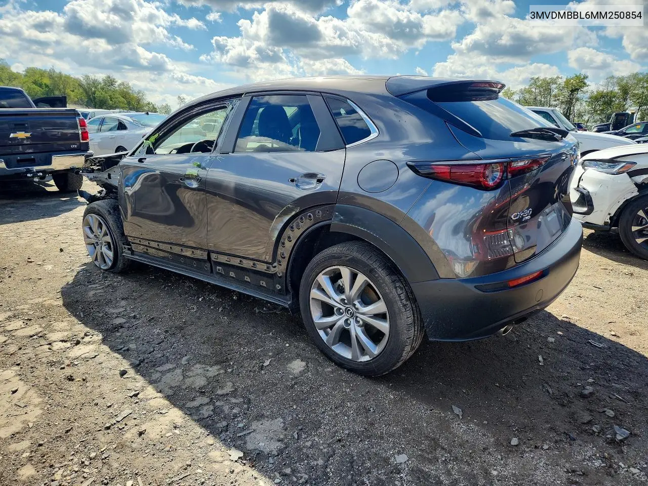 2021 MAZDA CX-30 VIN 3MVDMBBL6MM250854 — фото 2