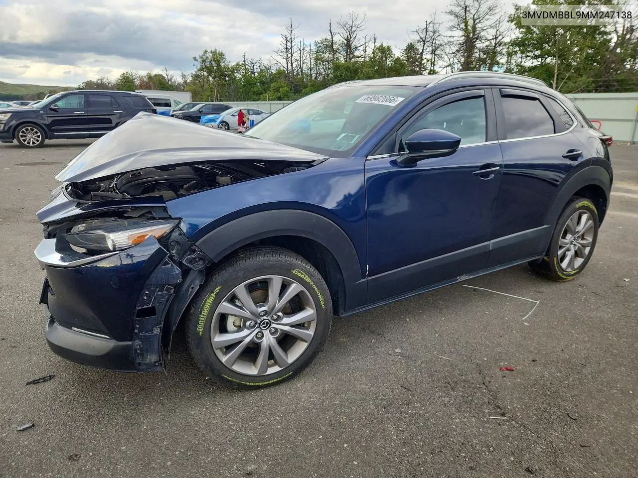 MAZDA CX-30 2021, VIN 3MVDMBBL9MM247138