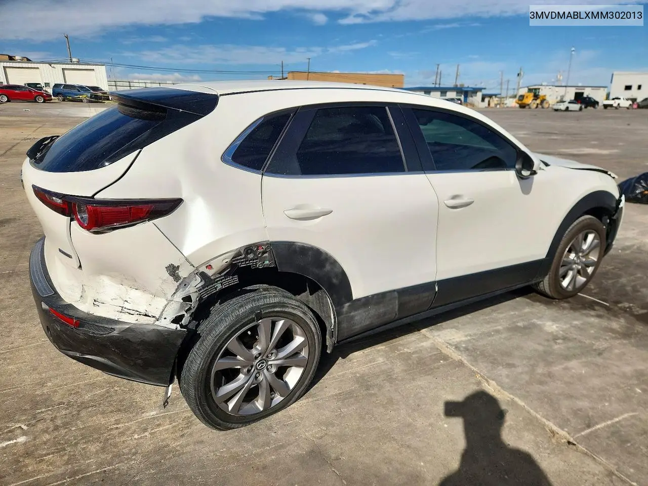 2021 MAZDA CX-30 VIN 3MVDMABLXMM302013 — фото 3