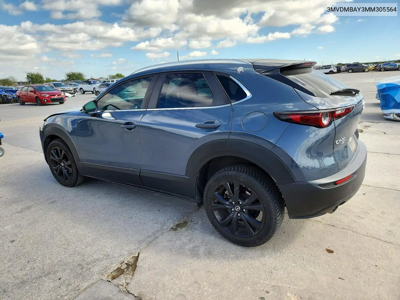 2021 MAZDA CX-30 VIN 3MVDMBAY3MM305564 — фото 2
