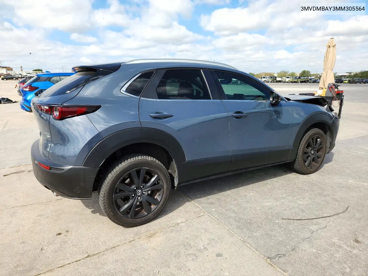 2021 MAZDA CX-30 VIN 3MVDMBAY3MM305564 — фото 3