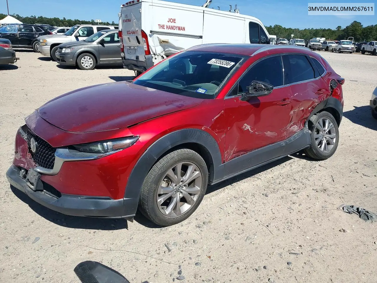 MAZDA CX-30 2021, VIN 3MVDMADL0MM267611