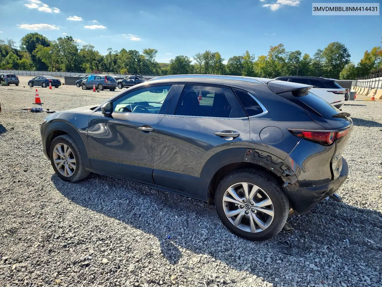 2022 MAZDA CX-30 VIN 3MVDMBBL8NM414431 — фото 2