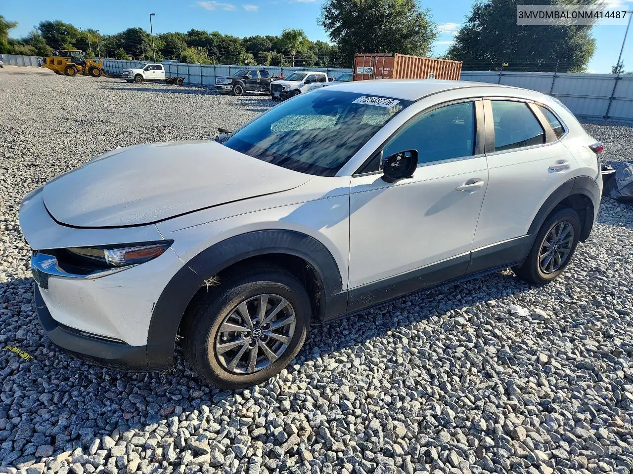 MAZDA CX-30 2022, VIN 3MVDMBAL0NM414487