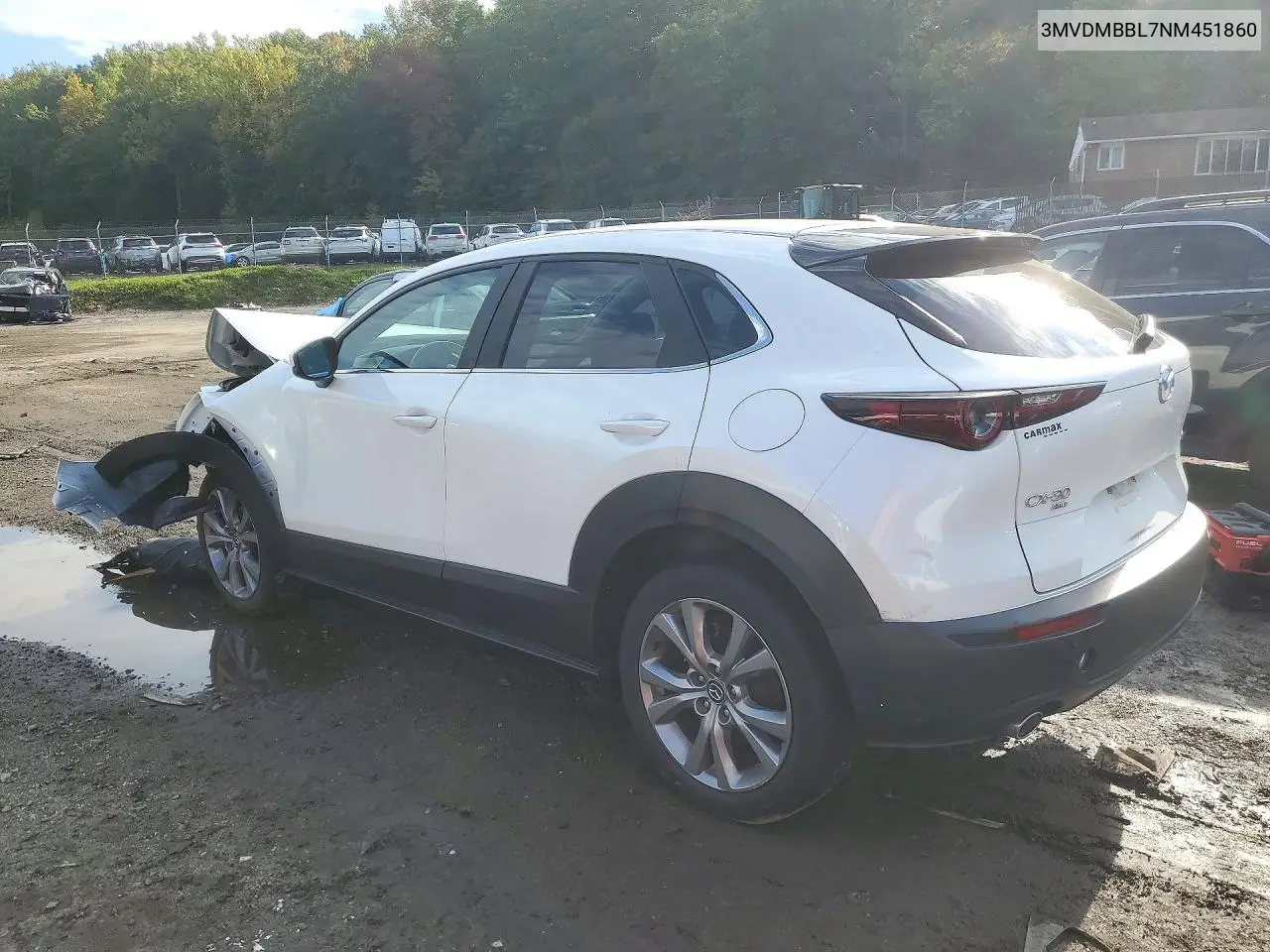 2022 MAZDA CX-30 VIN 3MVDMBBL7NM451860 — фото 2