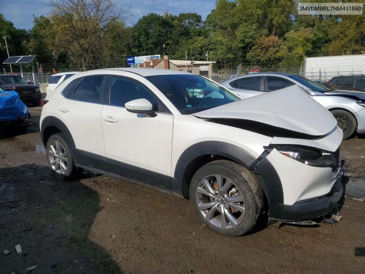 2022 MAZDA CX-30 VIN 3MVDMBBL7NM451860 — фото 4
