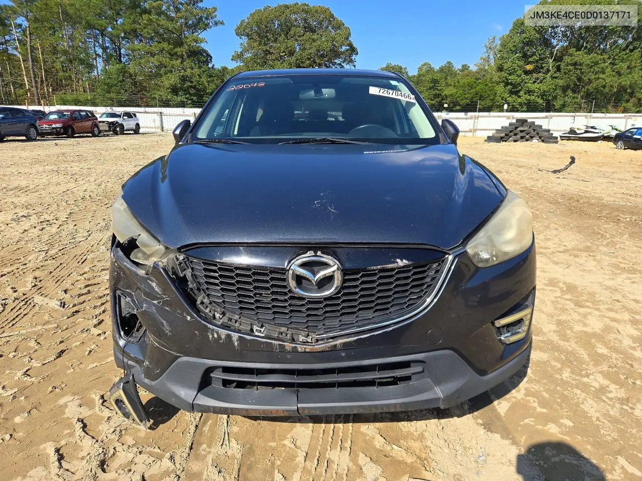 2013 MAZDA CX-5 VIN JM3KE4CE0D0137171 — фото 5