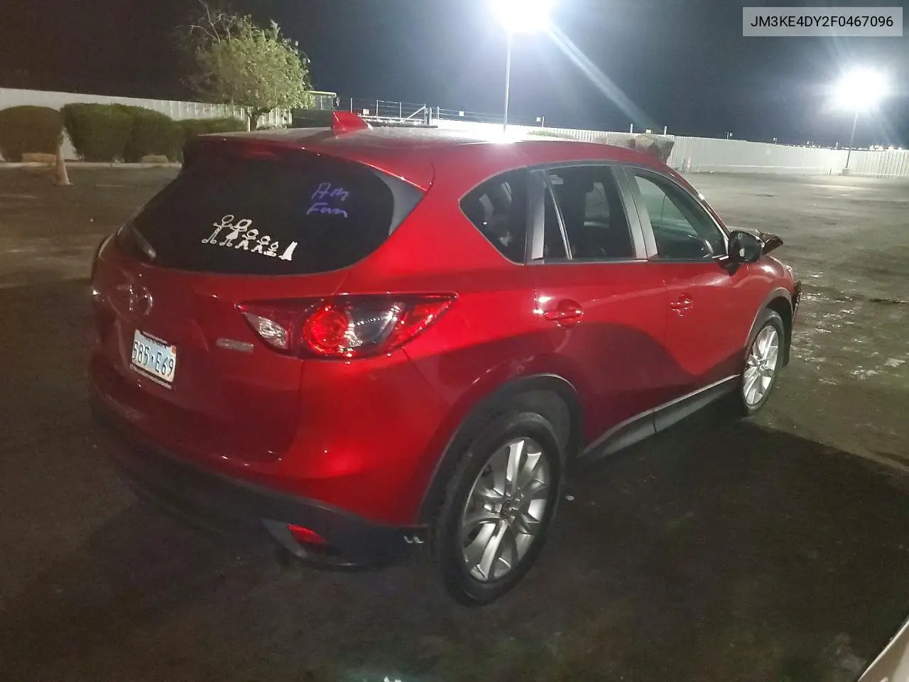 2015 MAZDA CX-5 VIN JM3KE4DY2F0467096 — фото 3