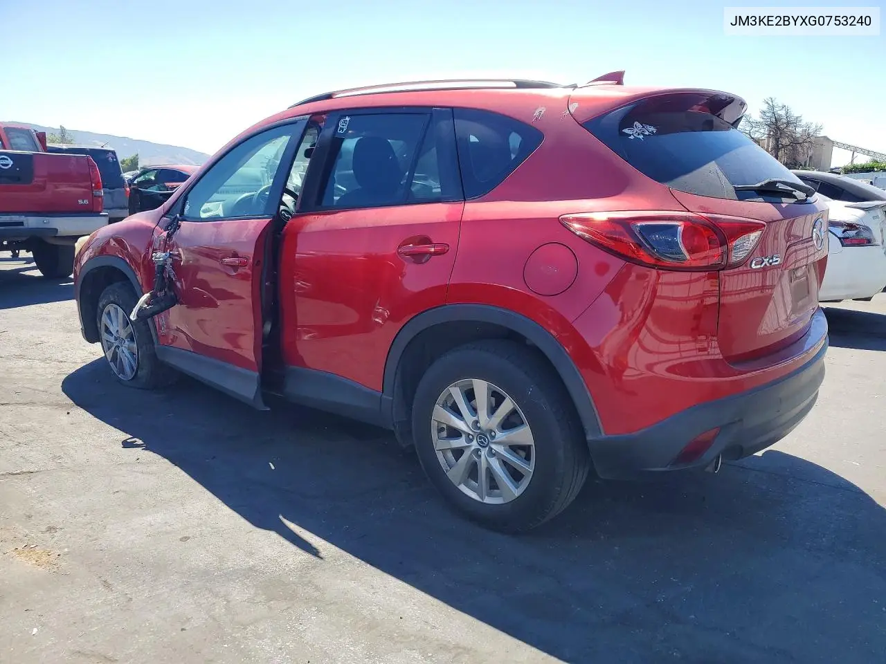 2016 MAZDA CX-5 VIN JM3KE2BYXG0753240 — фото 2