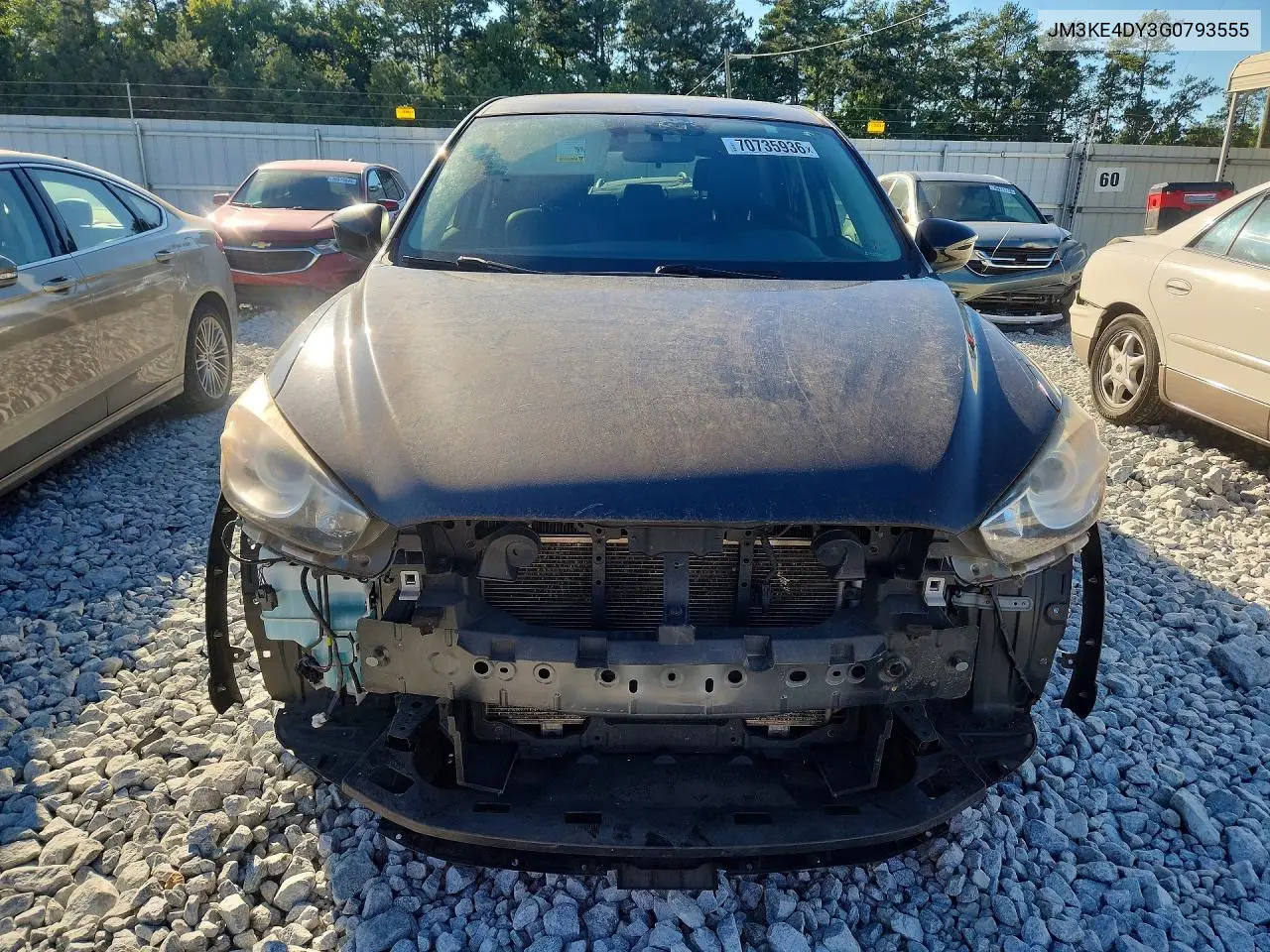 2016 MAZDA CX-5 VIN JM3KE4DY3G0793555 — фото 5