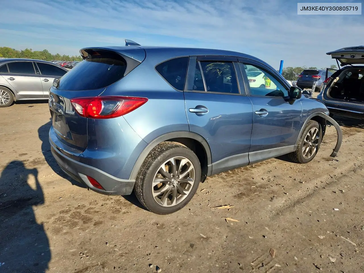 2016 MAZDA CX-5 VIN JM3KE4DY3G0805719 — фото 3