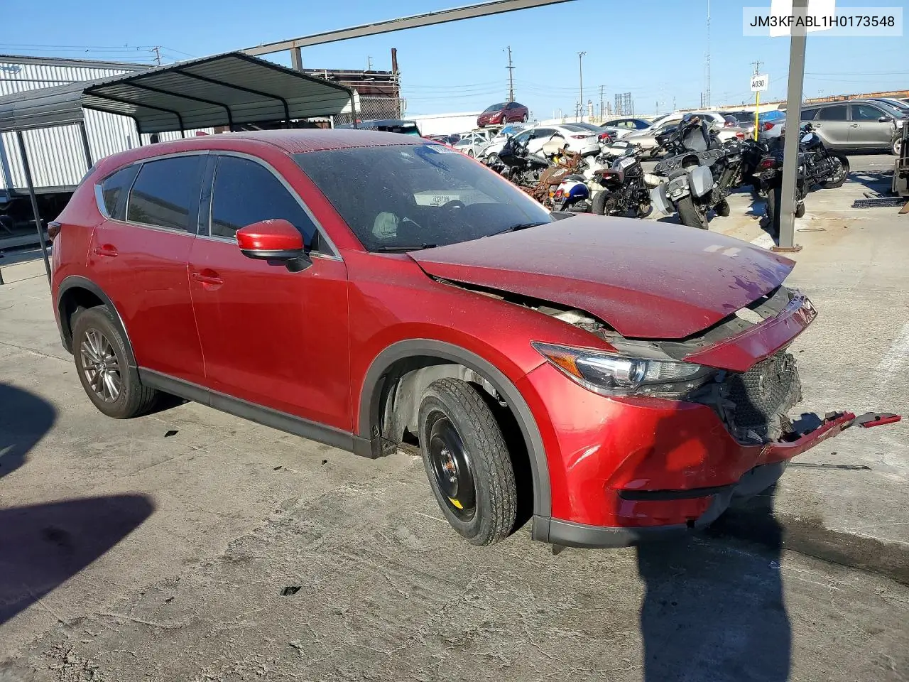 2017 MAZDA CX-5 VIN JM3KFABL1H0173548 — фото 4