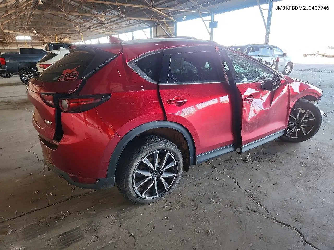 2018 MAZDA CX-5 VIN JM3KFBDM2J0407746 — фото 3