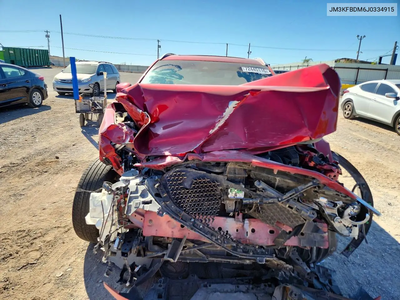 2018 MAZDA CX-5 VIN JM3KFBDM6J0334915 — фото 5