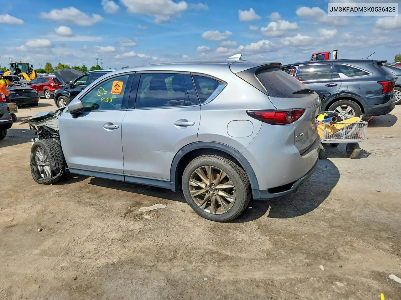 2019 MAZDA CX-5 VIN JM3KFADM3K0536428 — фото 2