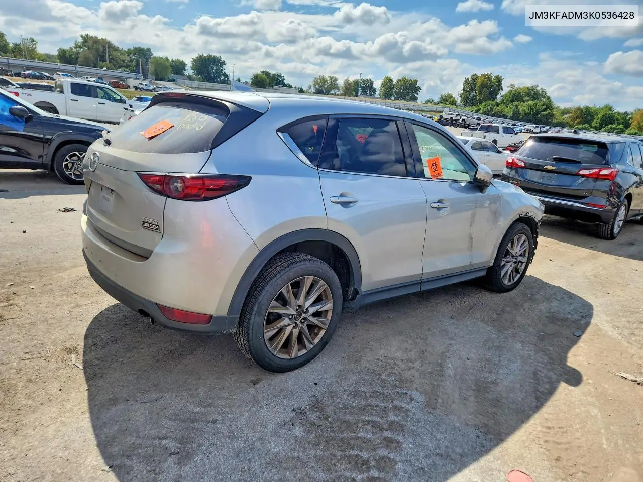 2019 MAZDA CX-5 VIN JM3KFADM3K0536428 — фото 3