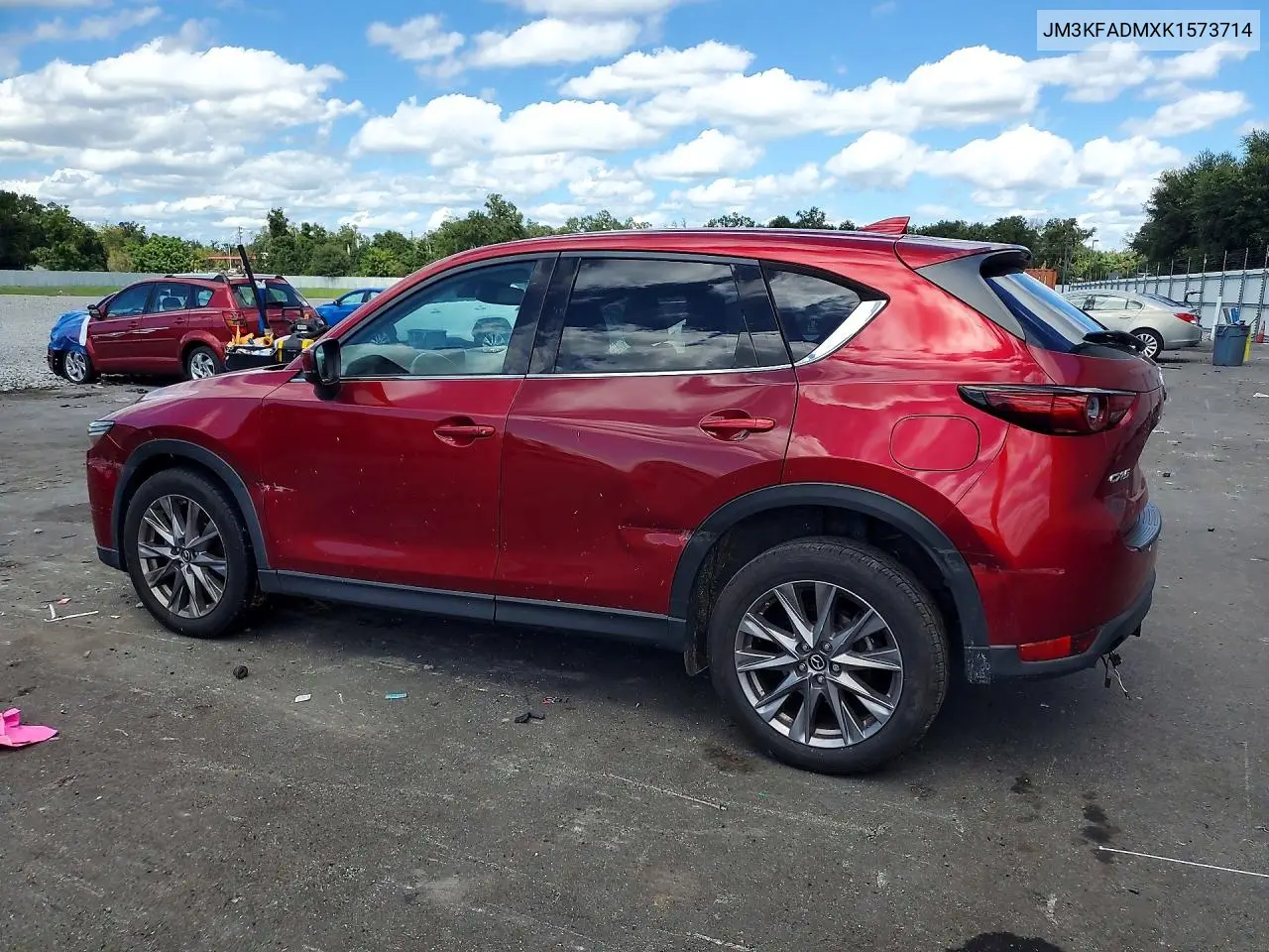 2019 MAZDA CX-5 VIN JM3KFADMXK1573714 — фото 2