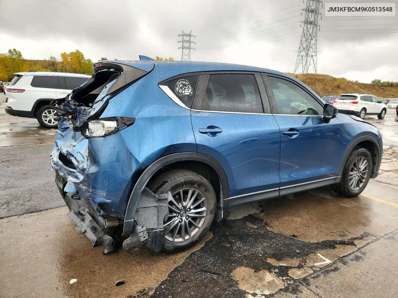 2019 MAZDA CX-5 VIN JM3KFBCM9K0513548 — фото 3