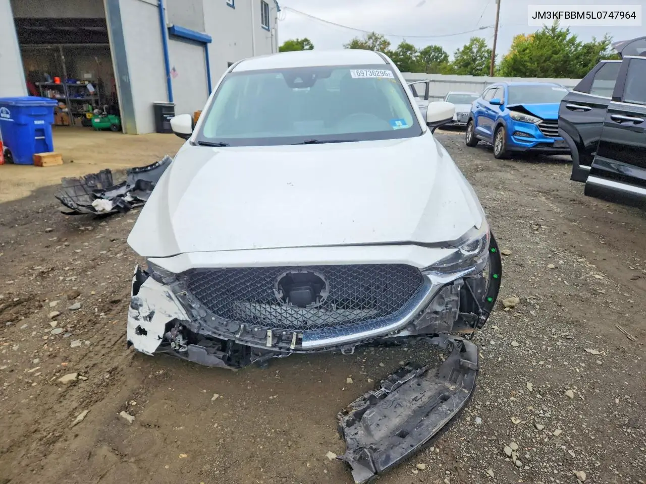 2020 MAZDA CX-5 VIN JM3KFBBM5L0747964 — фото 5