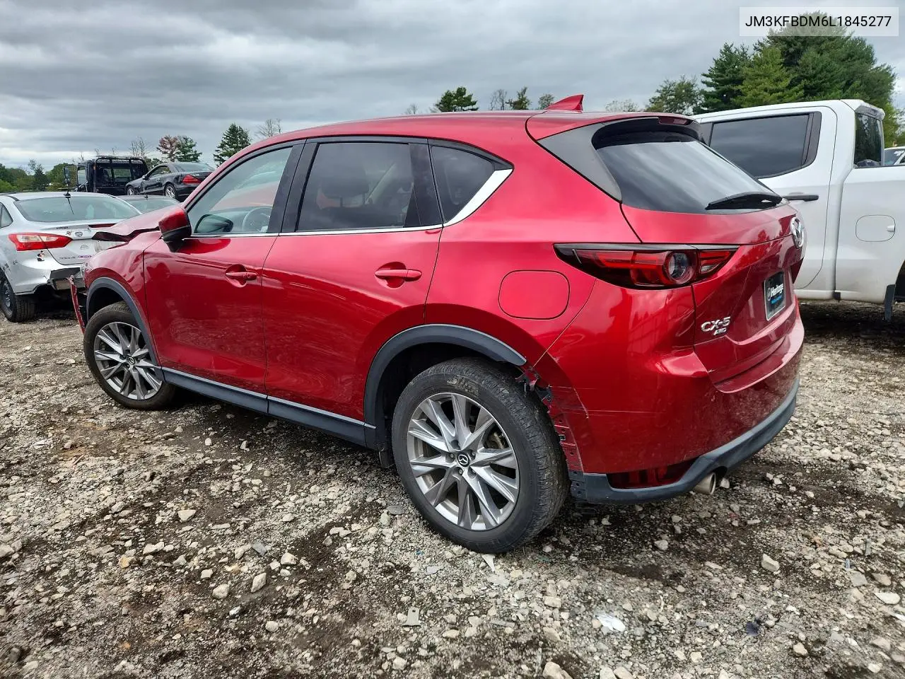 2020 MAZDA CX-5 VIN JM3KFBDM6L1845277 — фото 2