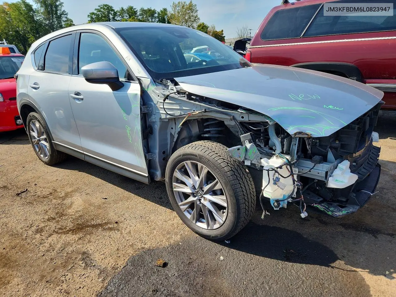 2020 MAZDA CX-5 VIN JM3KFBDM6L0823947 — фото 4