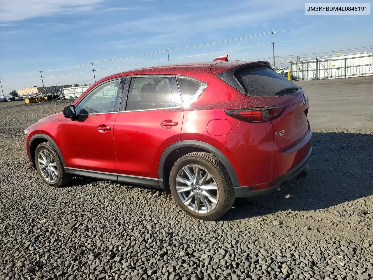 2020 MAZDA CX-5 VIN JM3KFBDM4L0846191 — фото 2
