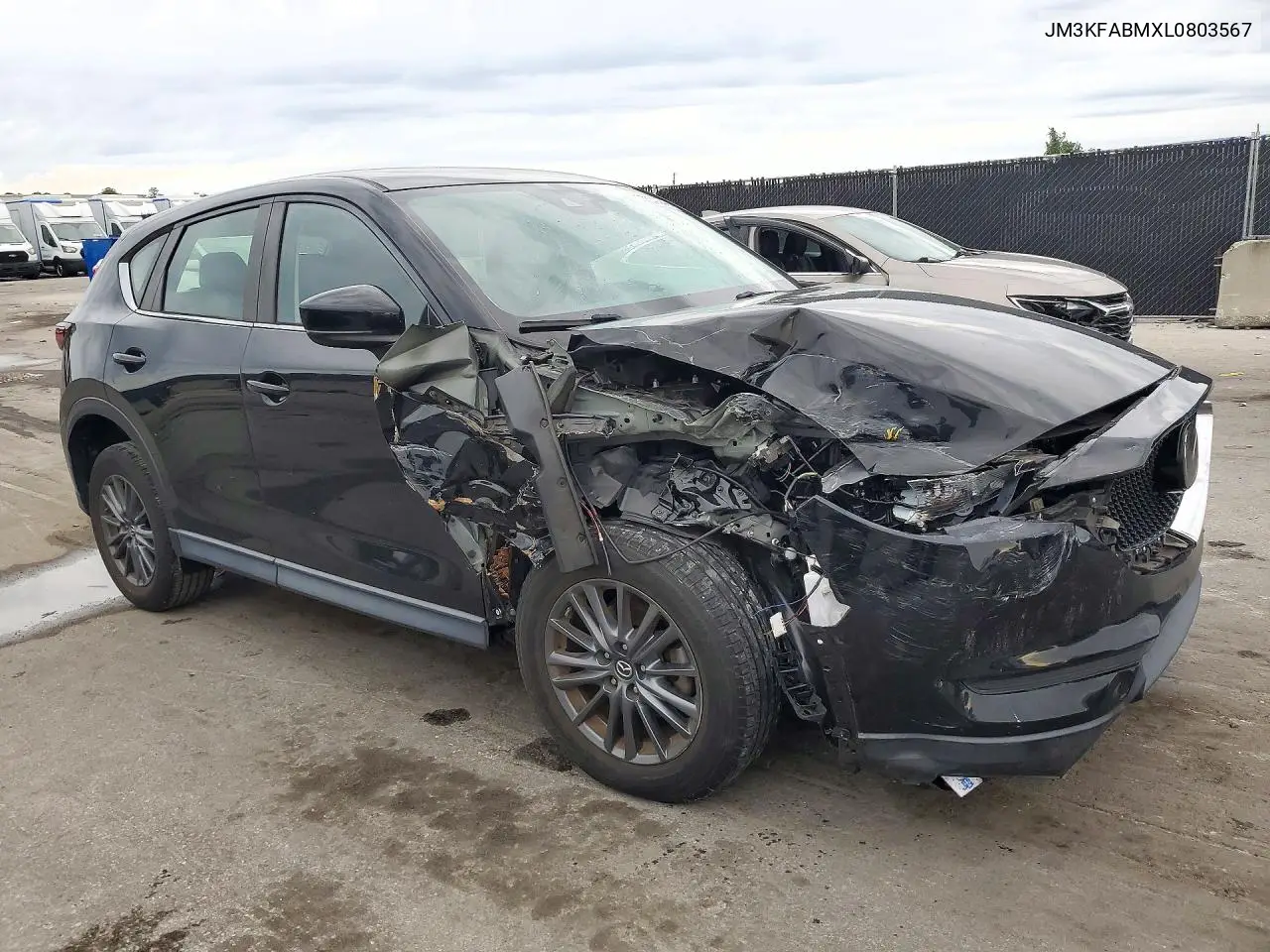 2020 MAZDA CX-5 VIN JM3KFABMXL0803567 — фото 4
