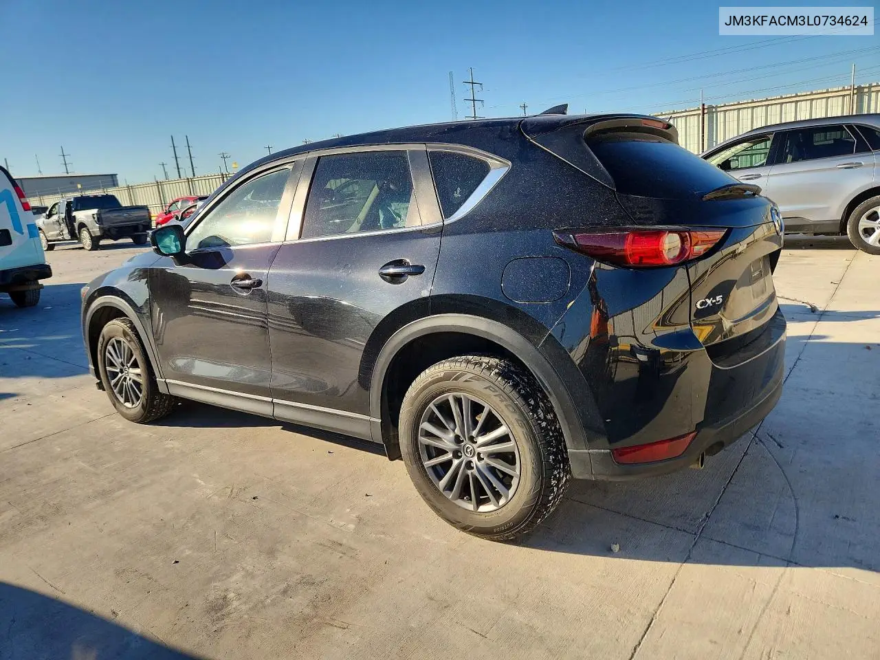 2020 MAZDA CX-5 VIN JM3KFACM3L0734624 — фото 2