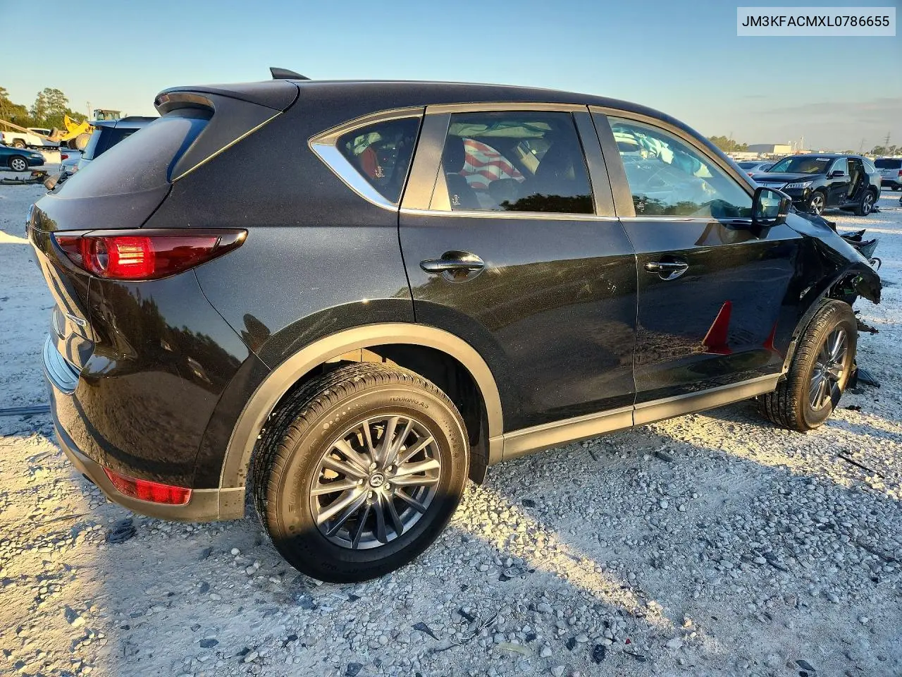 2020 MAZDA CX-5 VIN JM3KFACMXL0786655 — фото 3