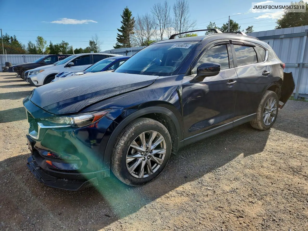 2021 MAZDA CX-5 VIN JM3KFBCM5M0475318 — фото 4