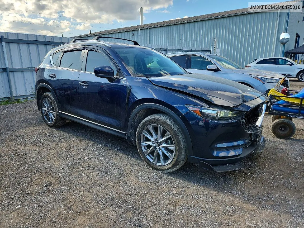 2021 MAZDA CX-5 VIN JM3KFBCM5M0475318 — фото 2