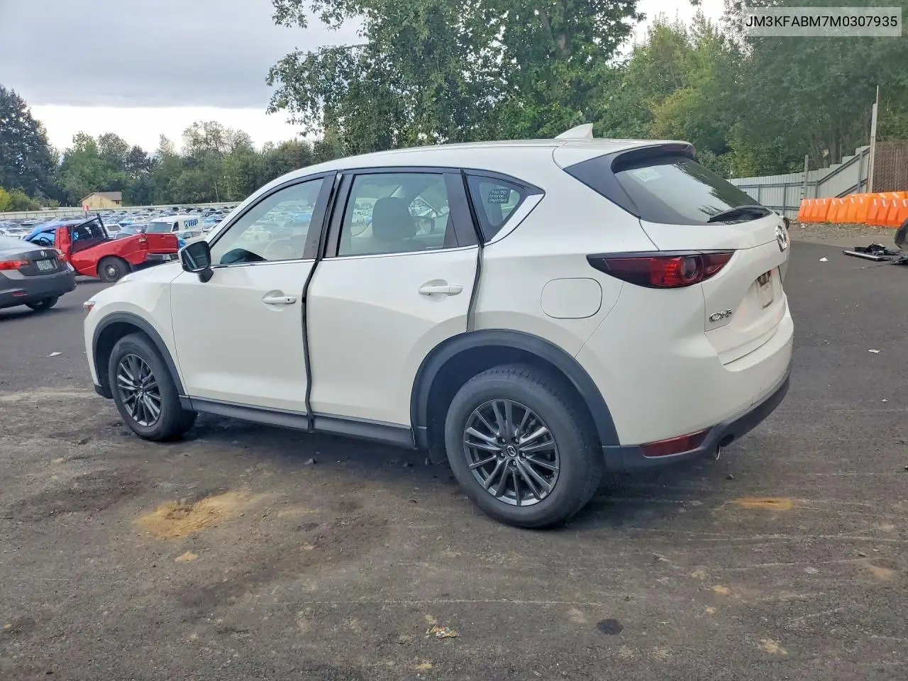 2021 MAZDA CX-5 VIN JM3KFABM7M0307935 — фото 2