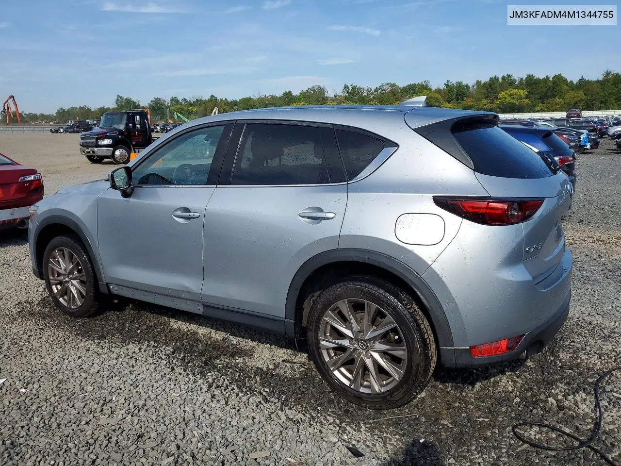 2021 MAZDA CX-5 VIN JM3KFADM4M1344755 — фото 2