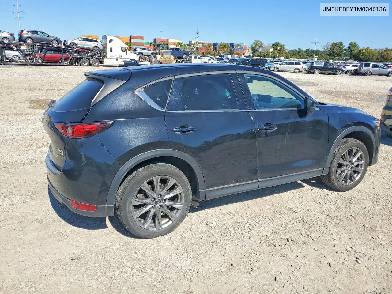 2021 MAZDA CX-5 VIN JM3KFBEY1M0346136 — фото 3