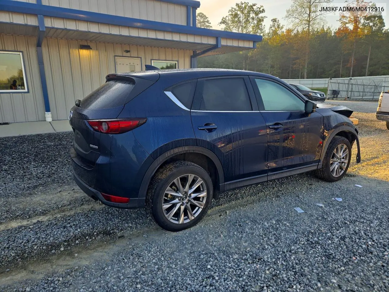 2021 MAZDA CX-5 VIN JM3KFADM6M0412916 — фото 3
