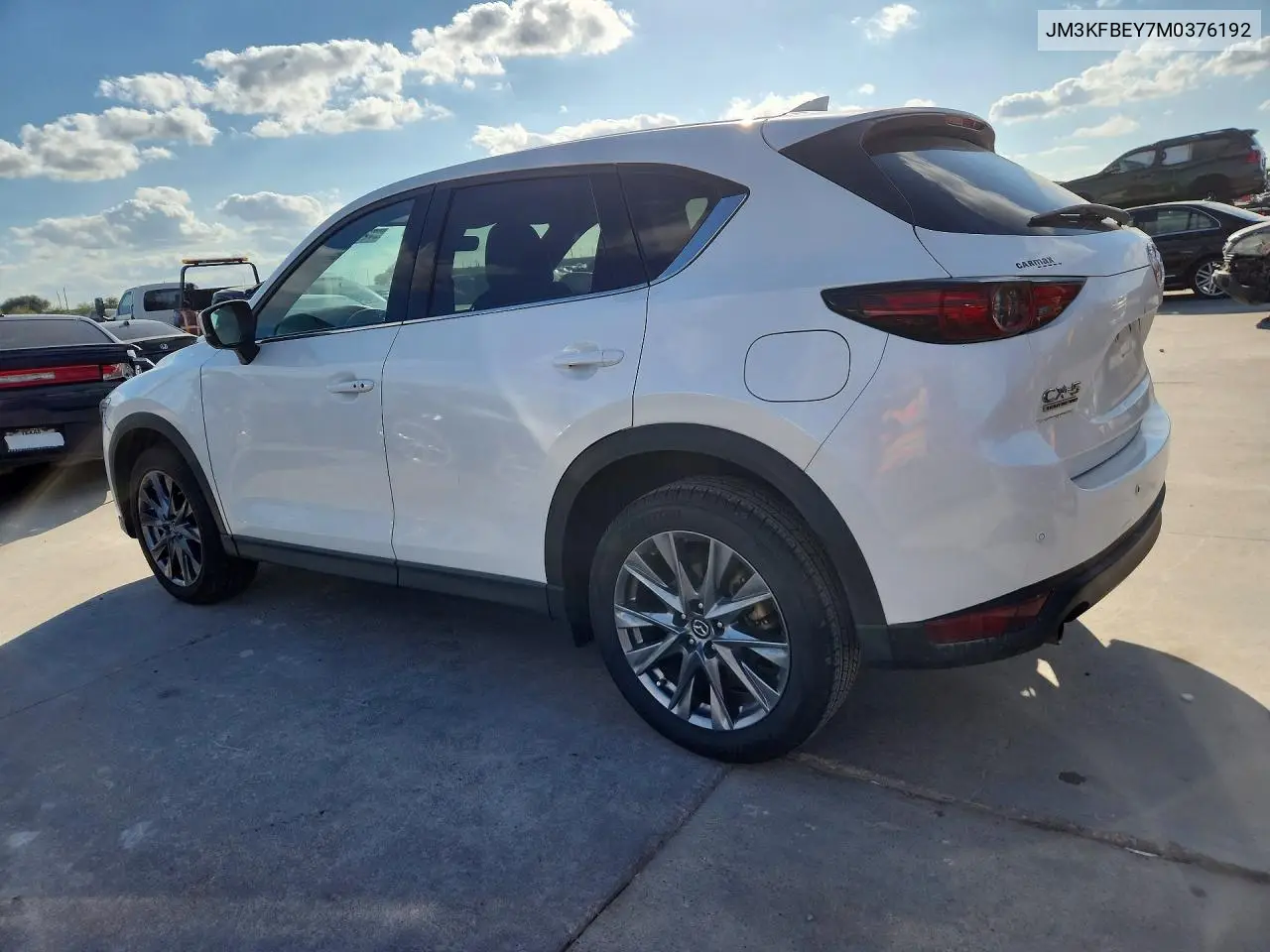 2021 MAZDA CX-5 VIN JM3KFBEY7M0376192 — фото 2